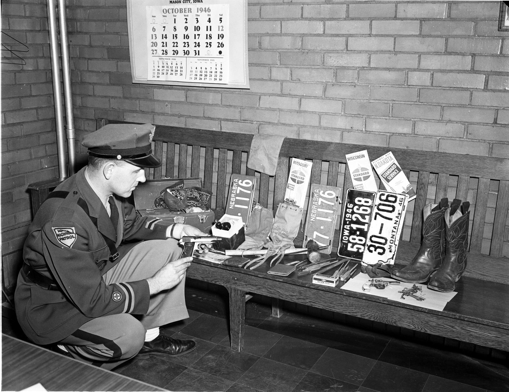 Highway patrol with loot